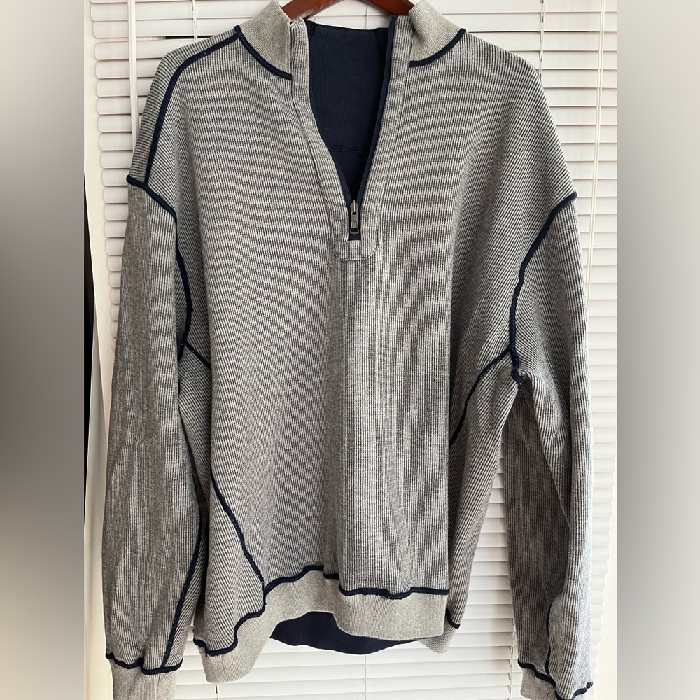 Reversible 1/4 Zip Sweater